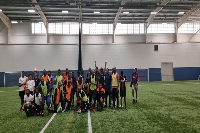 brothers on the picth foorball for African men in Scotland_rarebreedmentribe
